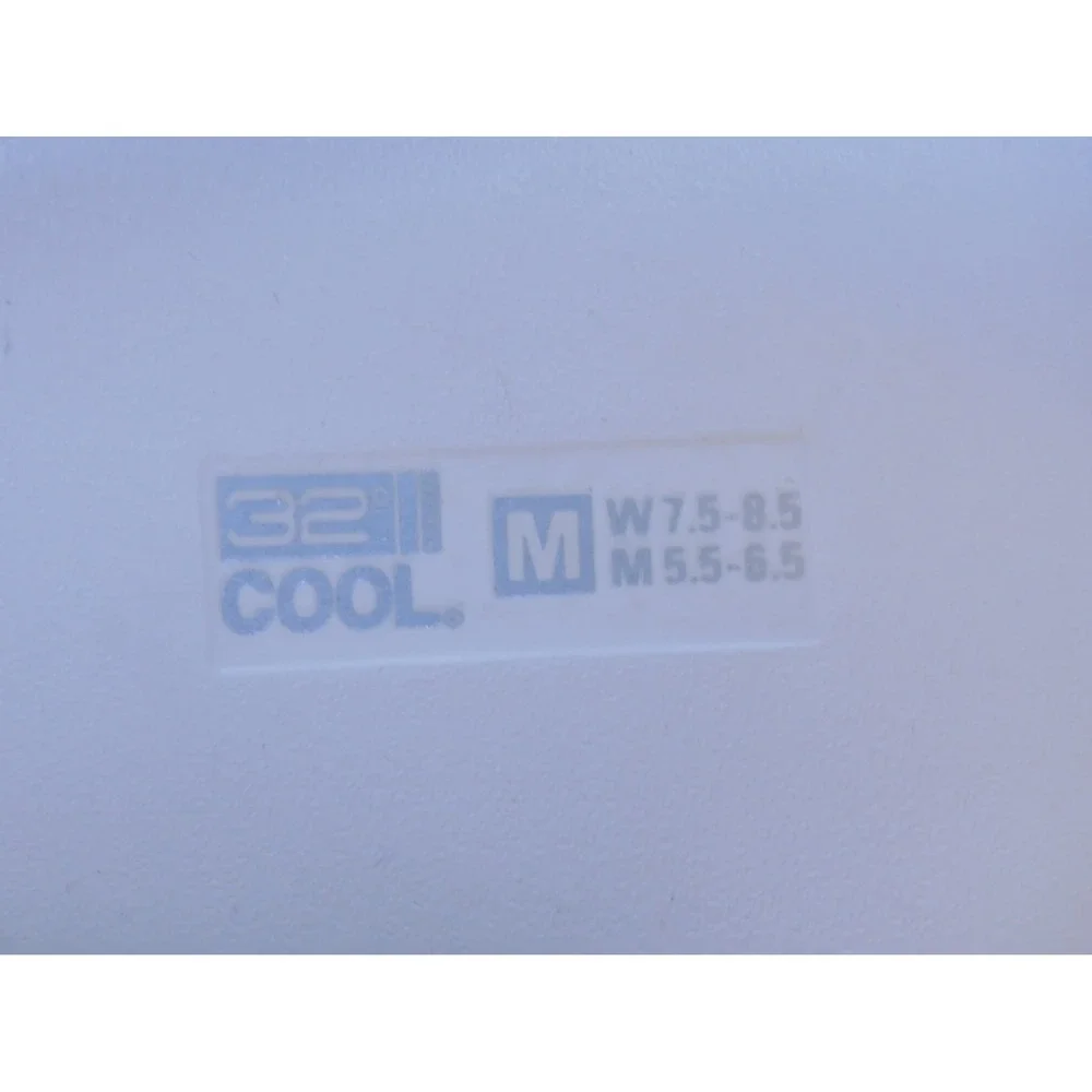 32 Degrees Cool Cushion Slide White Unisex EVA Sandals Size M W 7.5/8.5 M 5/6.5